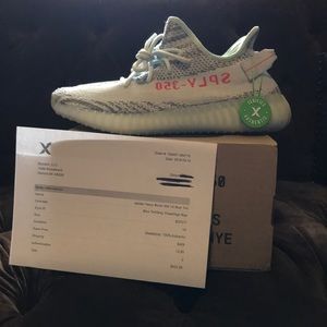 Yeezy Boost 350 Blue Tint gucci lv bape supreme